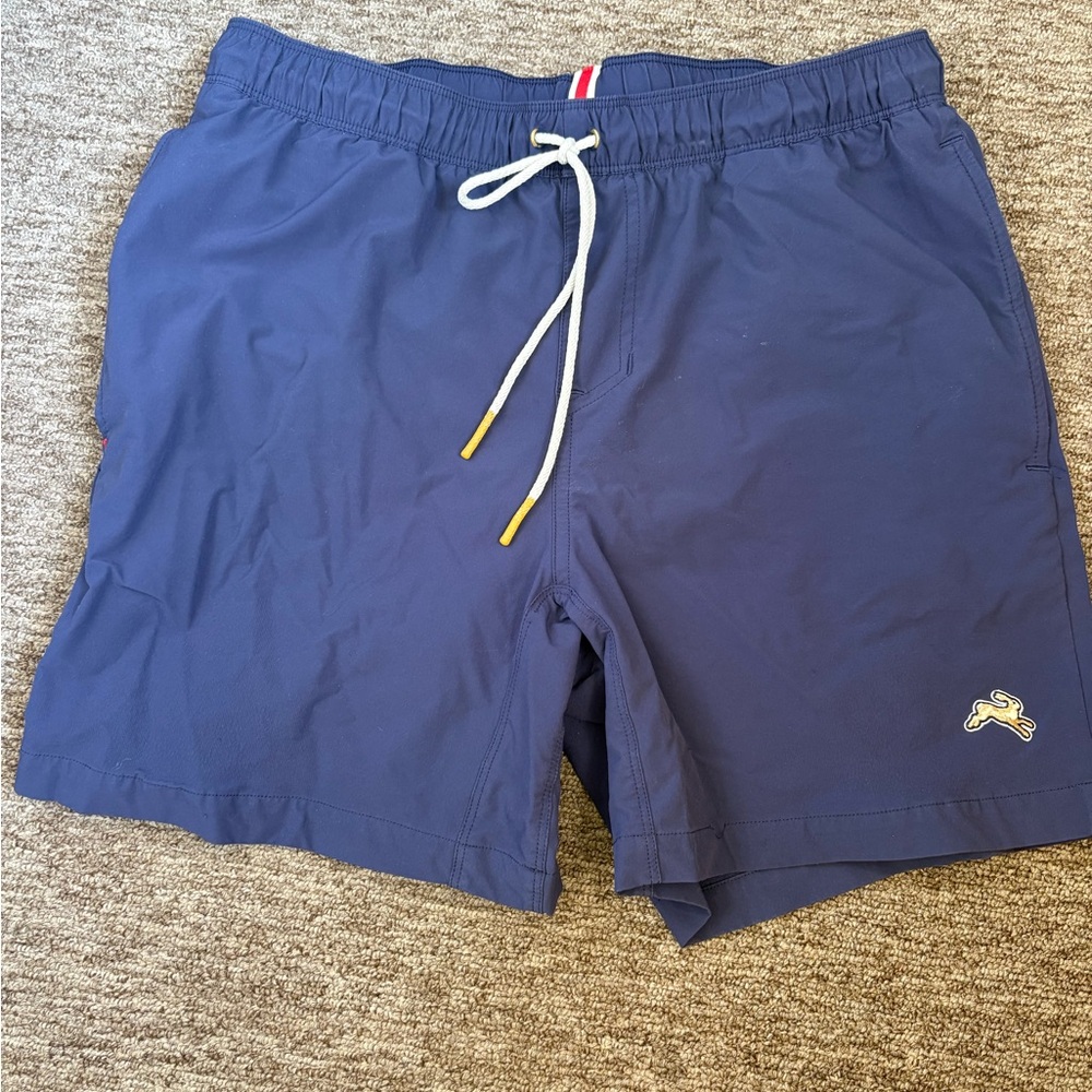 Tracksmith Session 7" Shorts in Navy Blue Men's Size Medium Running Shorts